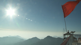 photo au sommet de himalaya